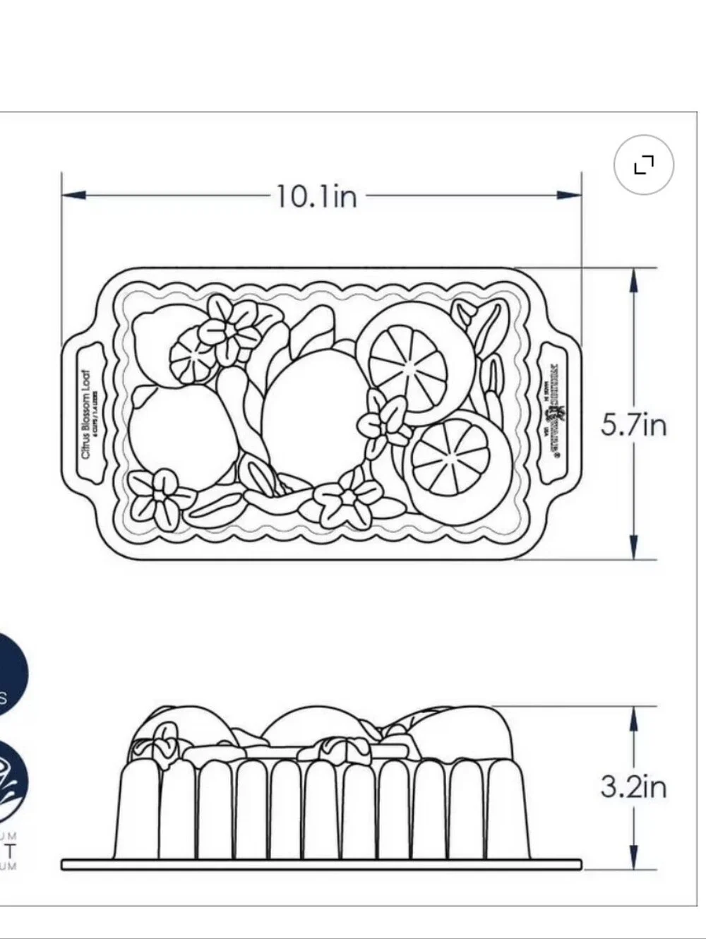 Nordic Ware Lemon Bread Pan